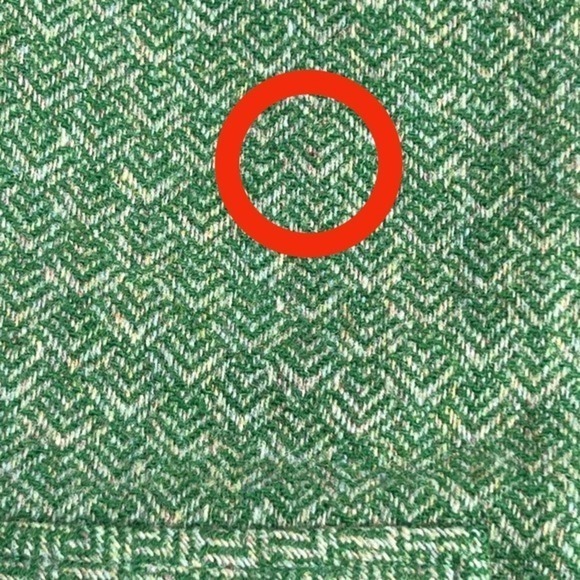 Pendleton Wool Pointed CollarJacket Shacket Green Herringbone Size Large - Picture 9 of 9